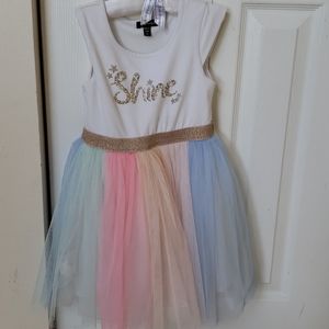 Girls sparkle tutu dress